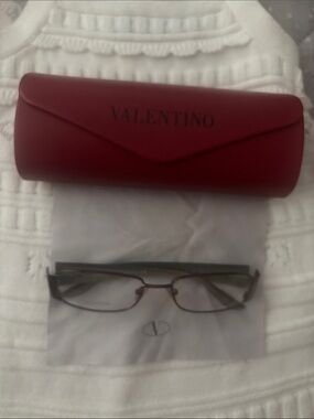 Valentino Red Case with Browline Glasses